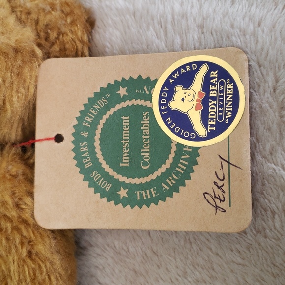 Percy Boyds Bears & Friends Investment Collectables Archive Collection Plush NWT - Picture 8 of 11